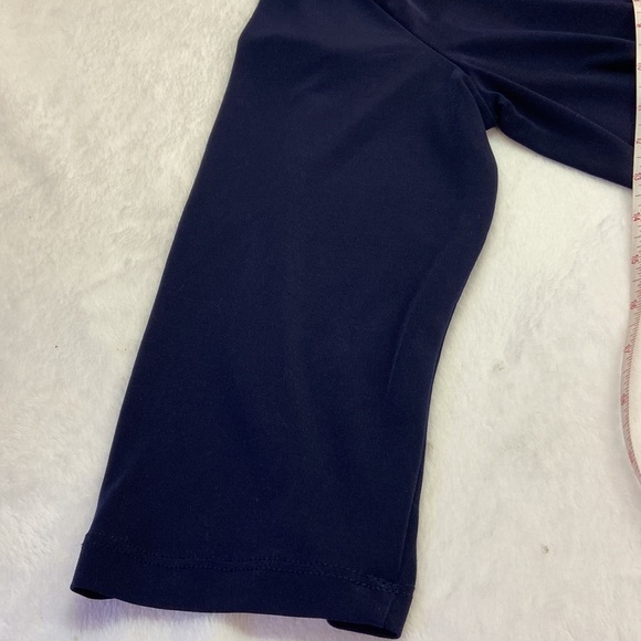 Susan Graver Liquid Knit Navy Bateau Neck 3/4 Length Sleeve Size XS - Picture 7 of 7